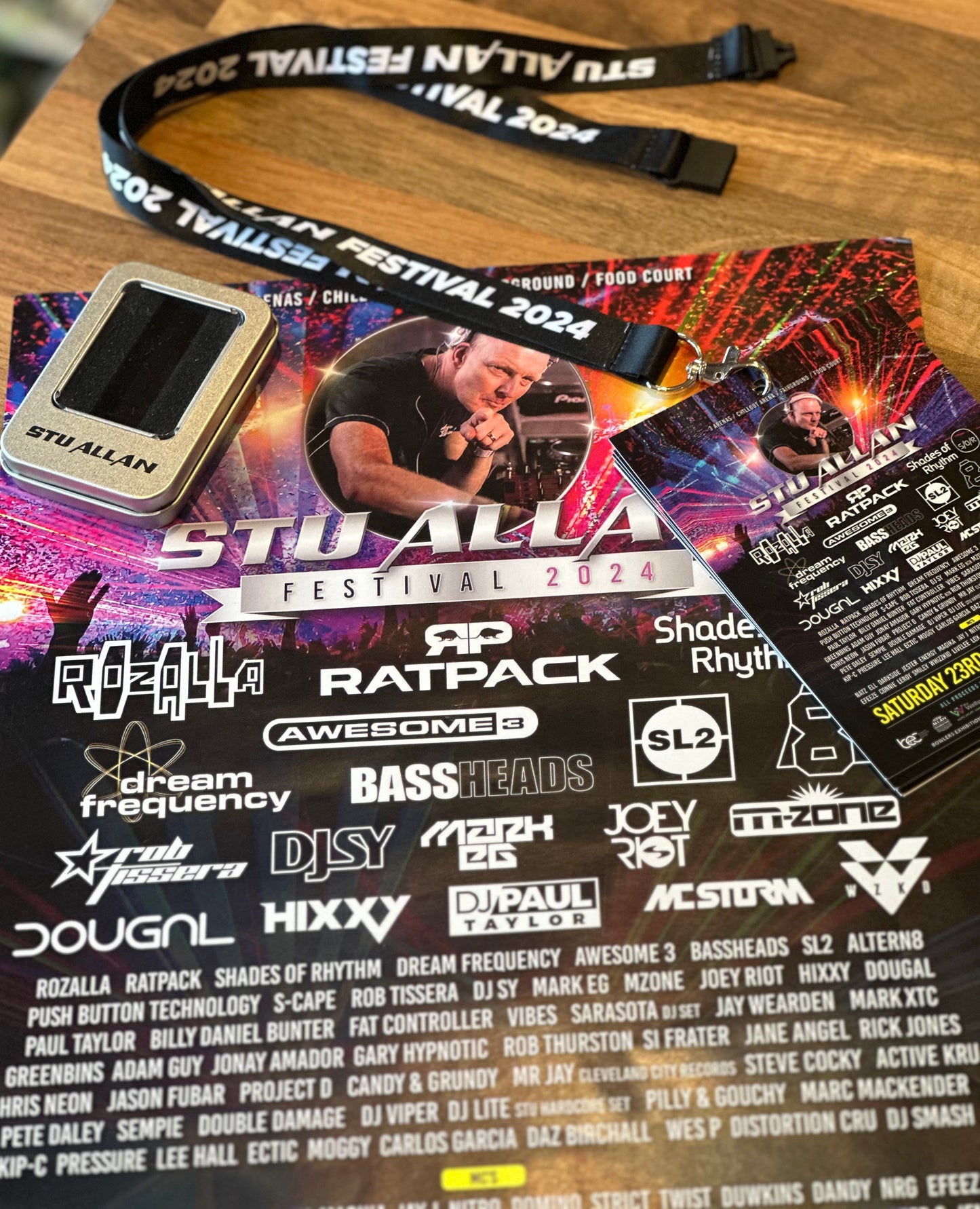 Stu Allan Festival 2024 USB, Flyer & Lanyard Bundle