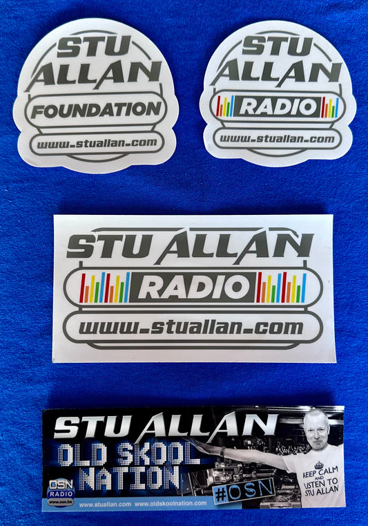 Stu's Outside Car Sticker Collection