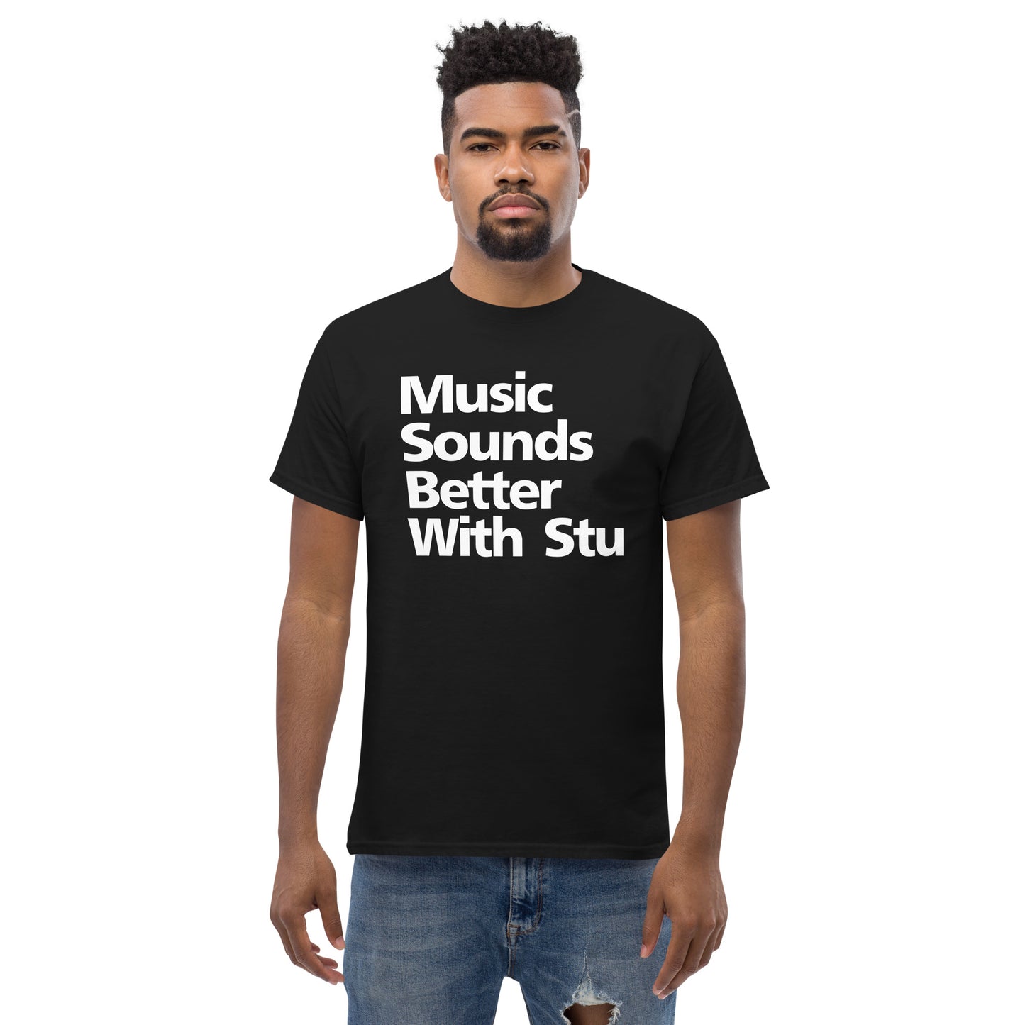 Music Sounds Better With Stu "memorial tee"